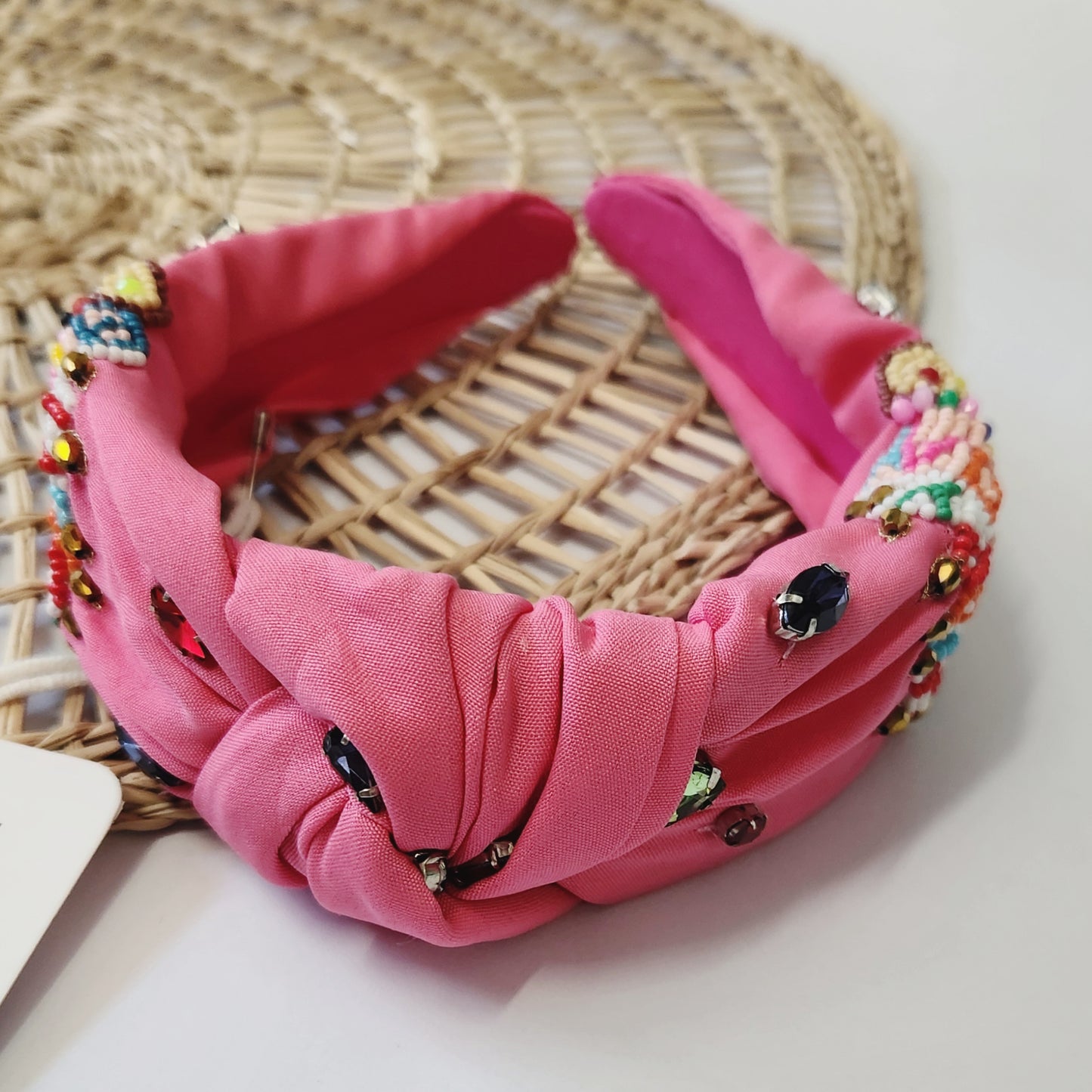 Pink birthday headband